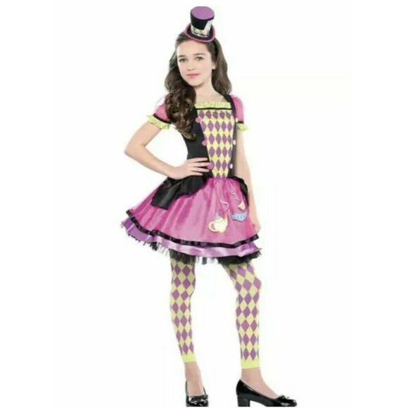 Disney Alice In Wonderland Mad Hatter Costume Halloween Disney Style Toddler 3-4 - Picture 1 of 9